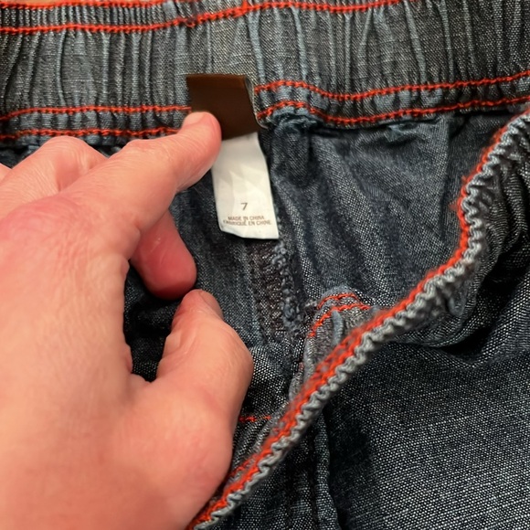 Tea Collection very light denim shorts. Size 7. - Picture 3 of 3